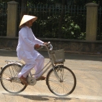 Ein ganz typisches Straßenbild in Vietnam